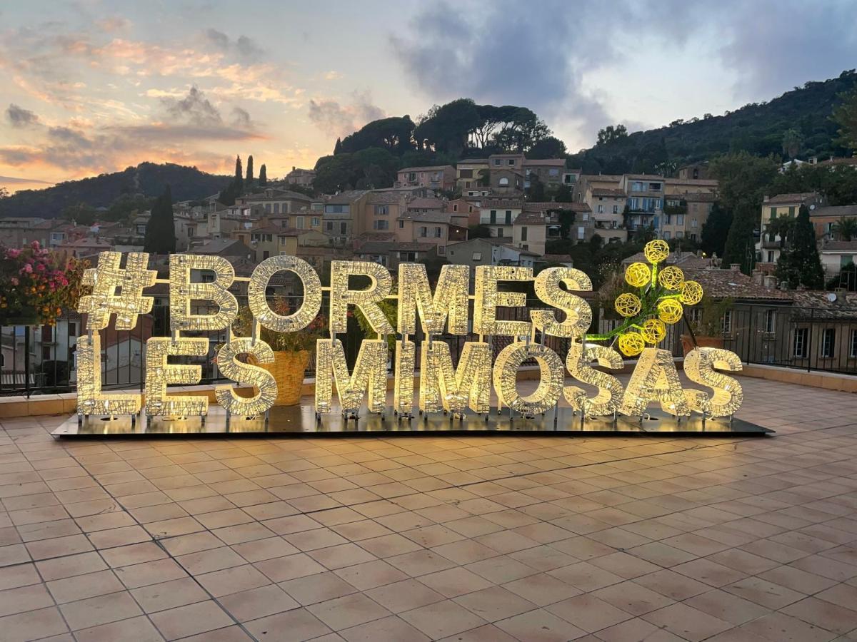 Appartement Pieds Dans L'Eau Vue Mer Bormes Les Mimosas Exterior photo